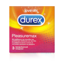 Durex Pleasuremax 3 τεμ.