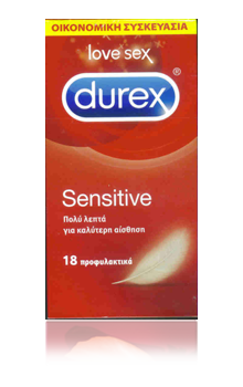 Durex Sensitive 18 τεμ.