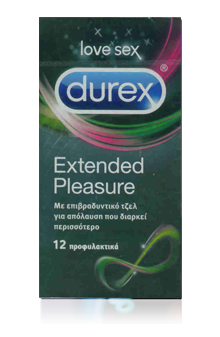 Durex Extended Pleasure 12 τεμ.